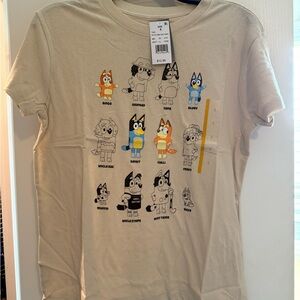 Kids Character Print T-Shirt - Cream